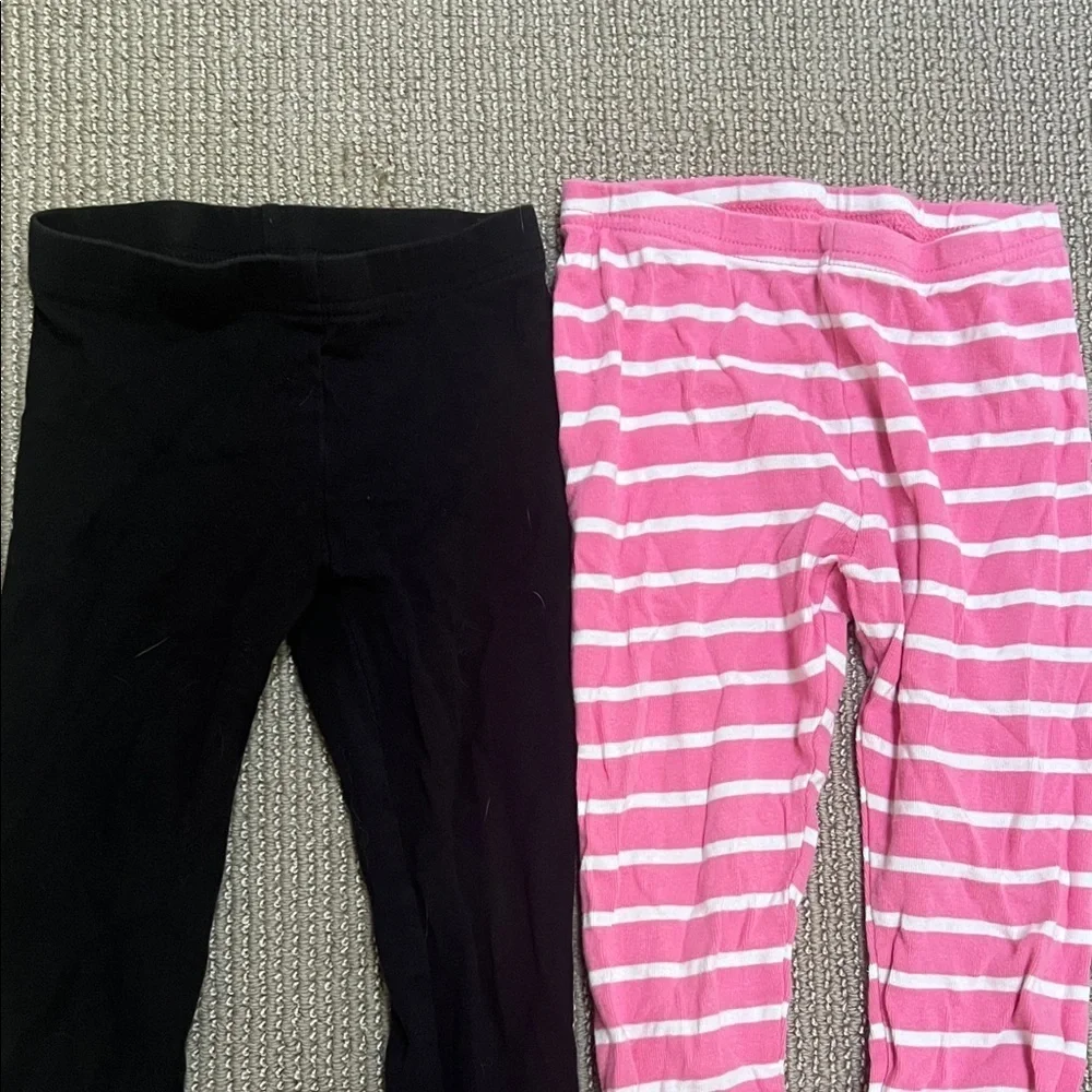 Carter's Black and Pink Leggings Set